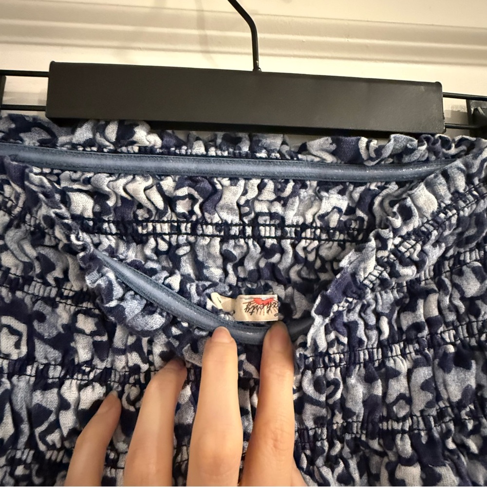 Faherty Margarita Linen Strapless Maxi Dress - Picture 9 of 11